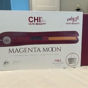 Chi Magenta Moon Hair Straightner Flat Iron - New